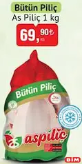 AS PİLİÇ BÜTÜN PİLİÇ 1 KG